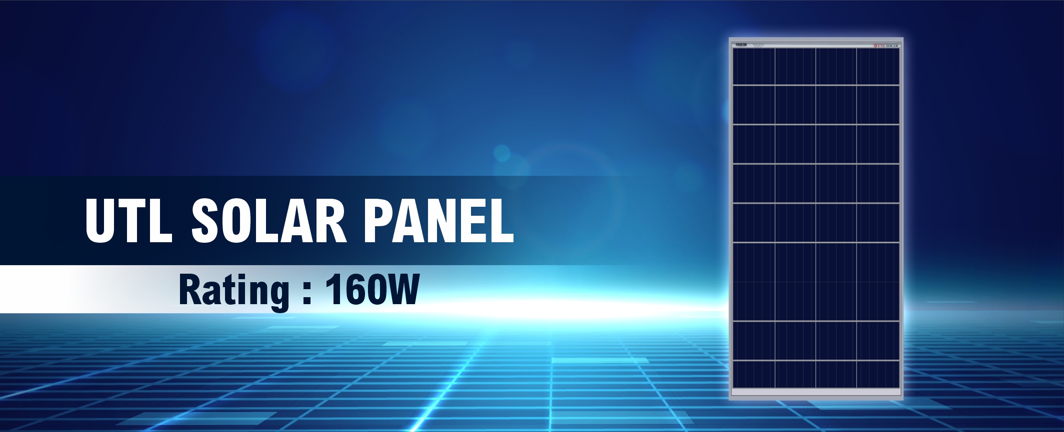 160W solar panel