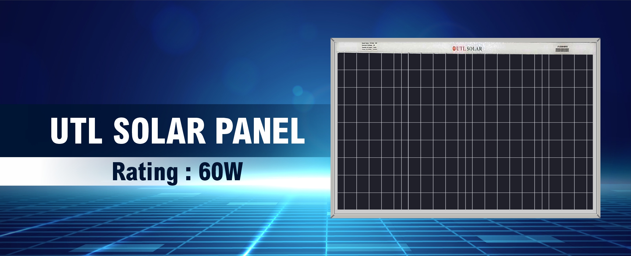 60W solar panel