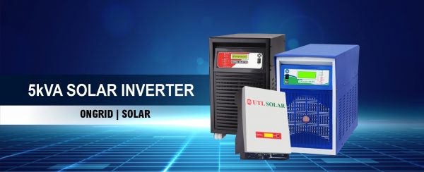 UTL's 5kVA On-grid, Off-grid & Hybrid Solar Inverter At Best Price In India